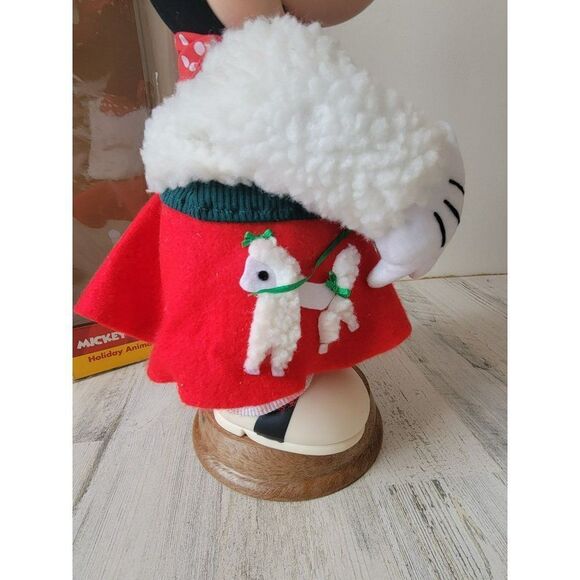 Santa's best Let's Twist Again Minnie Mouse animated motionette Xmas decor - Picture 7 of 13